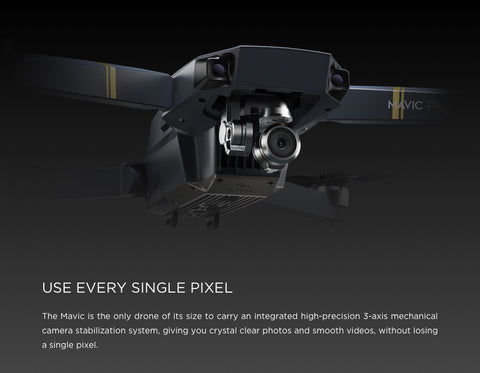 DJI Mavic pro Foldable camera drone with camera HD professional photography
