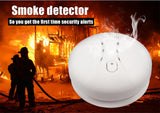Wireless Smoke/fire Detector smoke alarm for Touch Keypad Panel wifi GSM Home Security System with battery