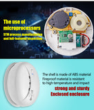 Wireless Smoke/fire Detector smoke alarm for Touch Keypad Panel wifi GSM Home Security System with battery